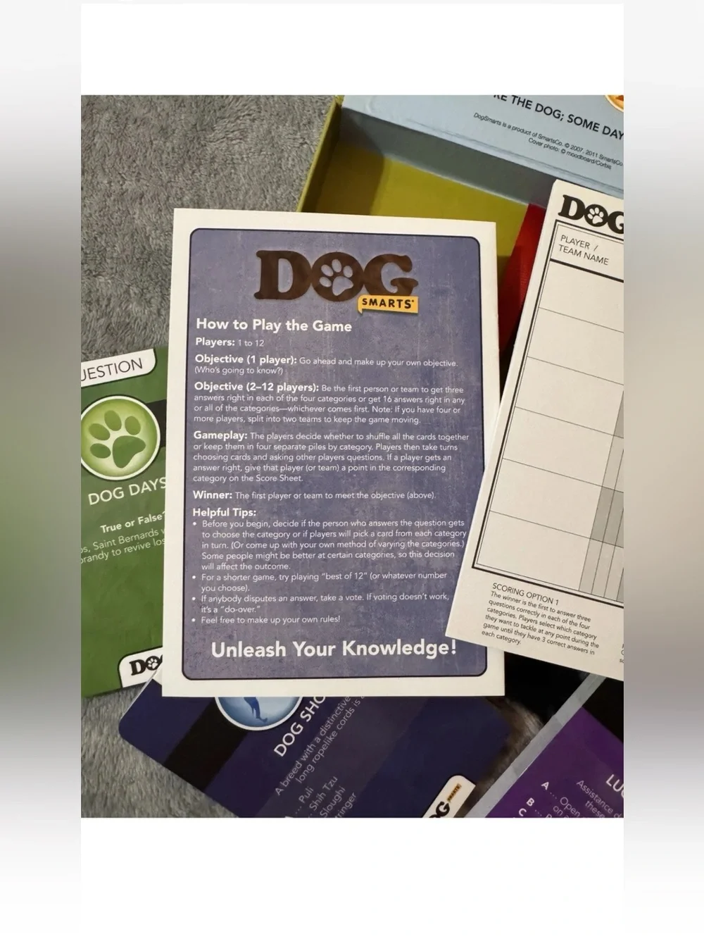 Dog Smarts Game